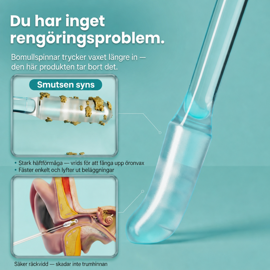 Örontops med klibbig spets